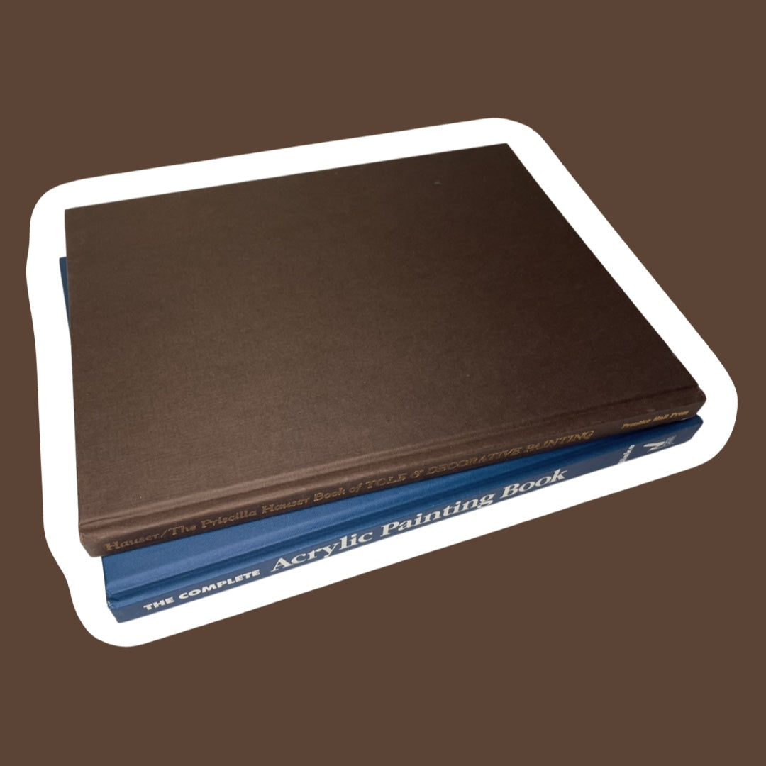 Acrylic & Decorative Painting Hard Cover Books, Set Of 2