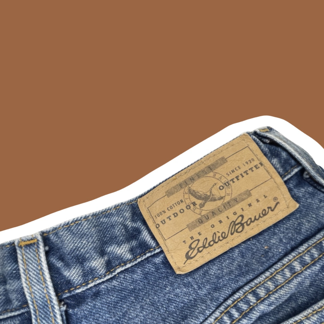 Pantalones cortos vaqueros para mujer 'Eddie Bauer', talla 10