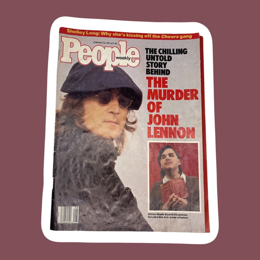 'People Weekly' John Lennon Magazine; Feb. 23, 1987