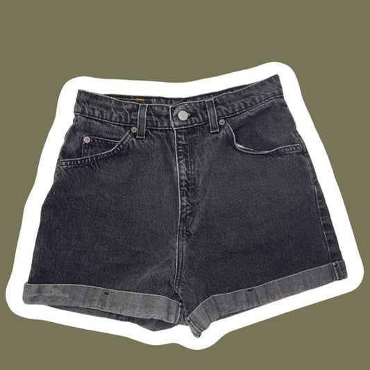1990s Black ‘Levi Strauss & Co.’ Jean Shorts #37954 , Size 11
