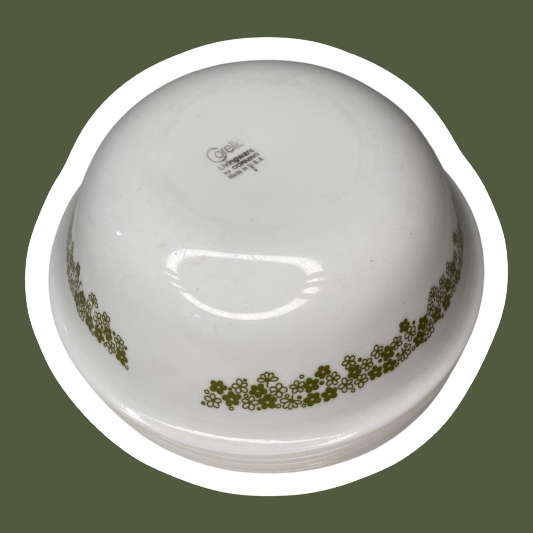 Cuencos para cereales 'Spring Blossom' o 'Crazy Daisy' de Corning Corelle, juego de cuatro