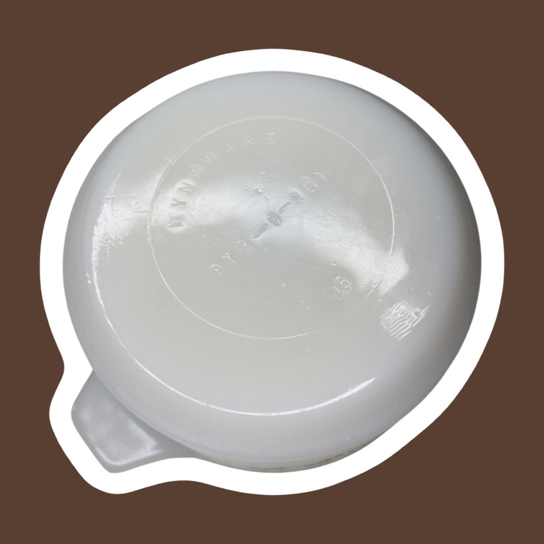 Cacerola pequeña de vidrio con forma de flor marrón y forma de leche de Dynaware, vela de cera de soja