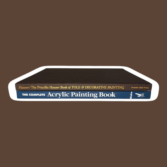 Acrylic & Decorative Painting Hard Cover Books, Set Of 2