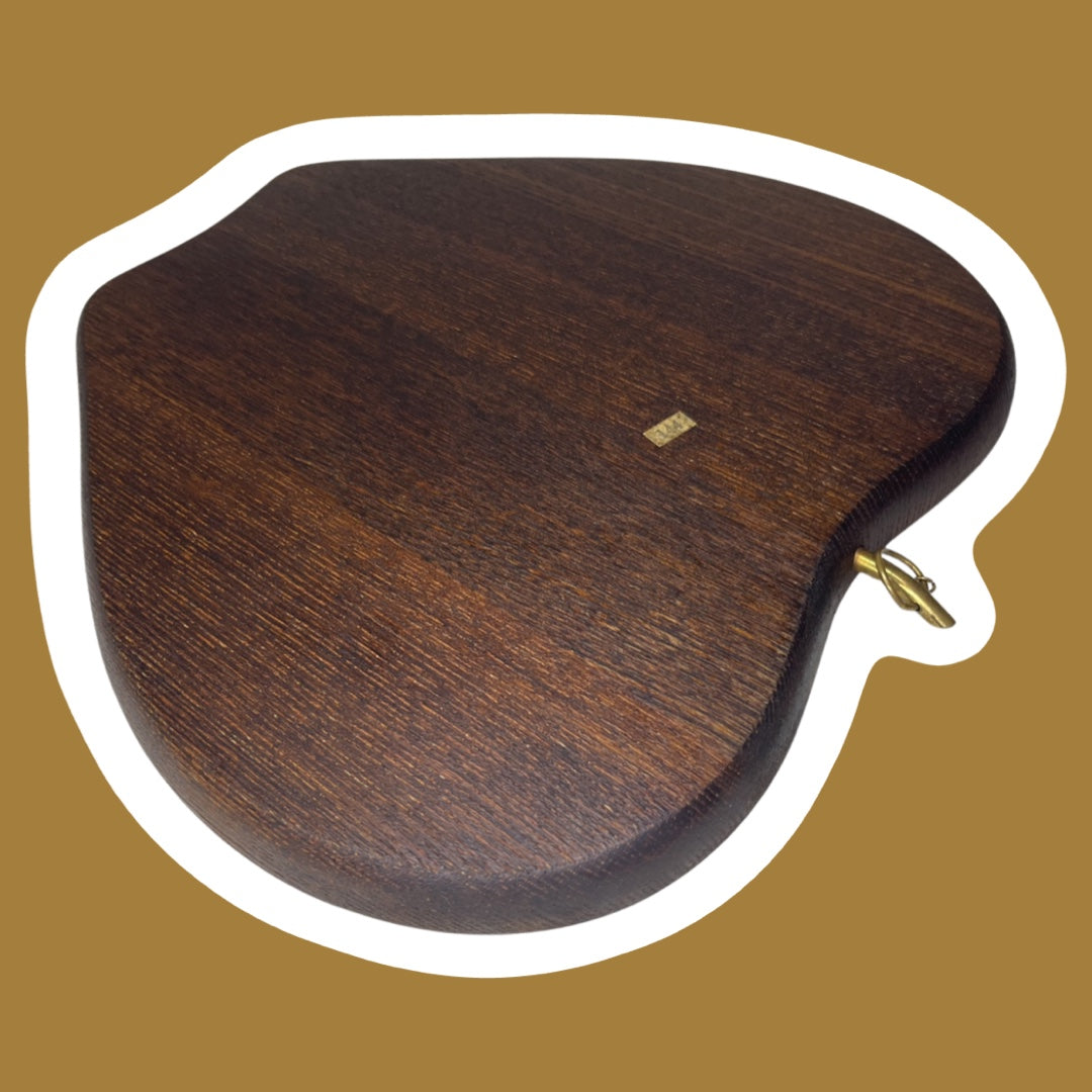 Tabla de quesos de madera y cerámica con forma de manzana 'Fred Press'