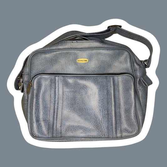 Bolso de viaje de mano en color azul bebé 'Flying Time'