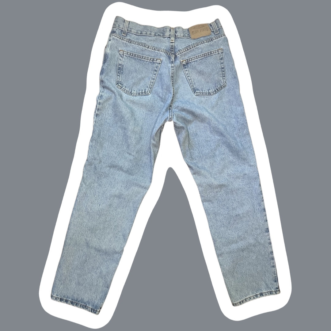 Vaqueros azules claros de lavado claro Old Navy para mujer, década de 1990, talla 12 para mujer