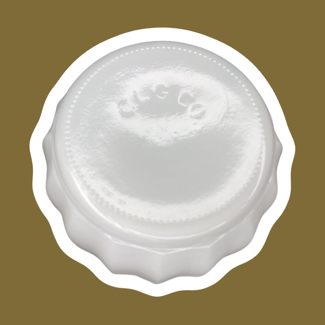 Milk Glass Ornate Flower Bud Vase by ‘CLG Co.’
