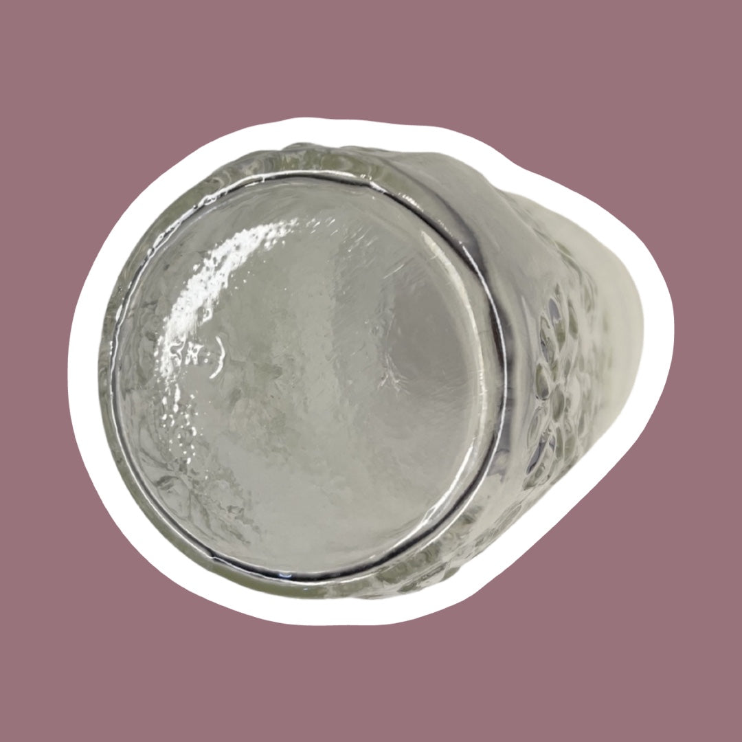 Juego de jarra y seis vasos de cristal transparente con diseño floral 'Spring Song' de Anchor Hocking