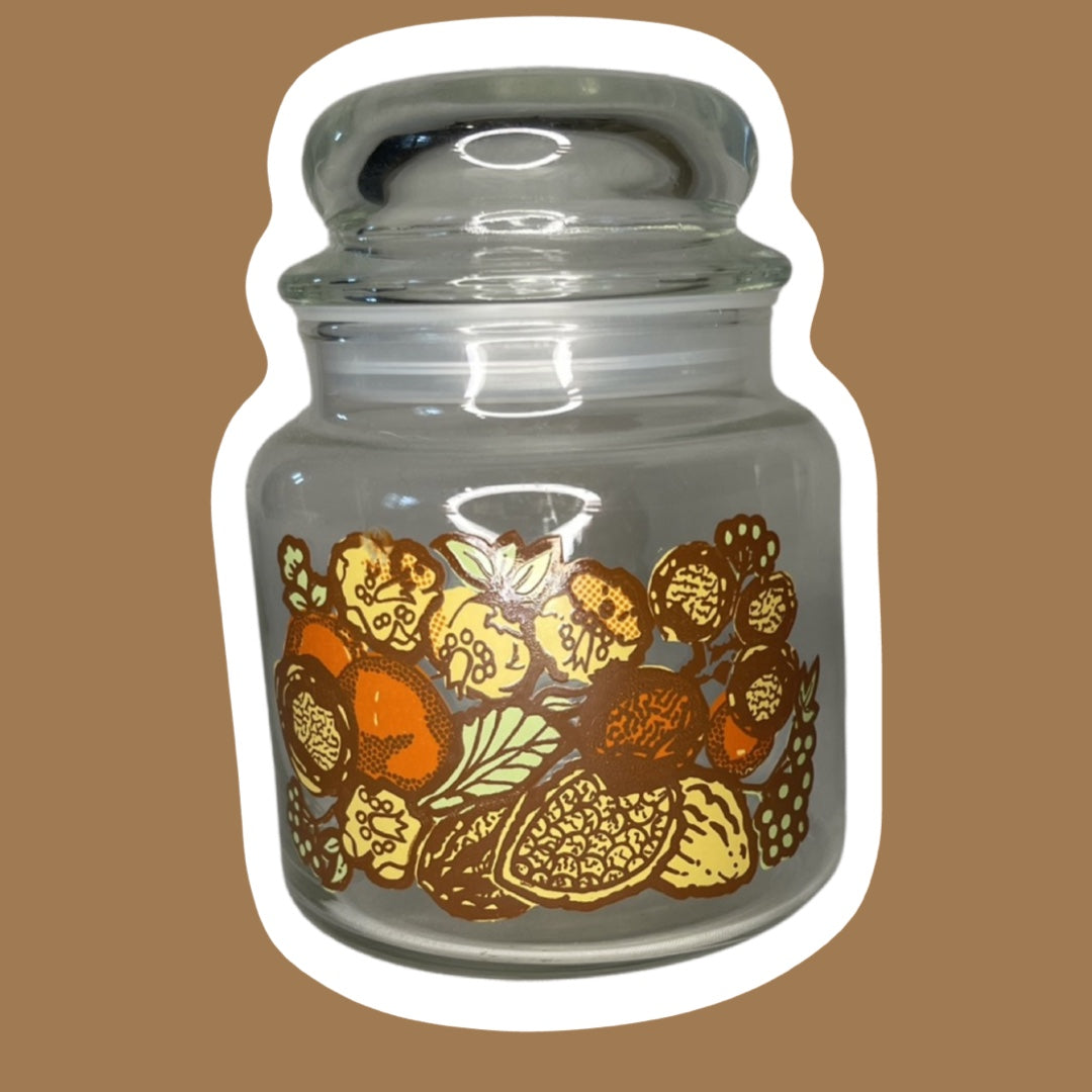 Frasco de vidrio Anchor Hocking con frutos secos y bayas