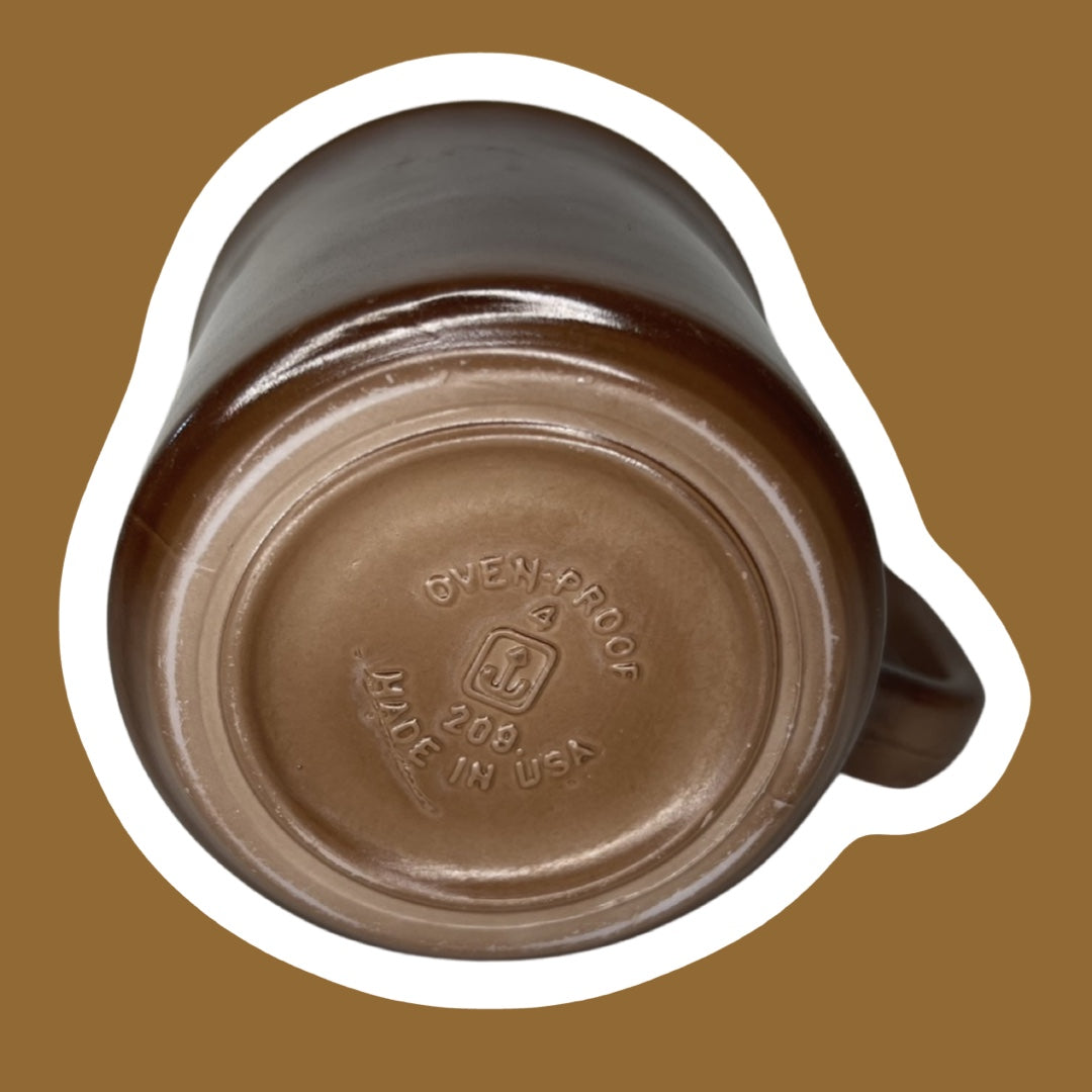Vela en taza de cera de soja de vidrio con leche marrón de Anchor Hocking