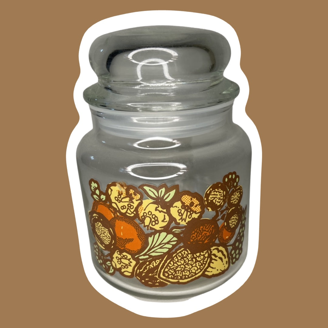 Frasco de vidrio Anchor Hocking con frutos secos y bayas