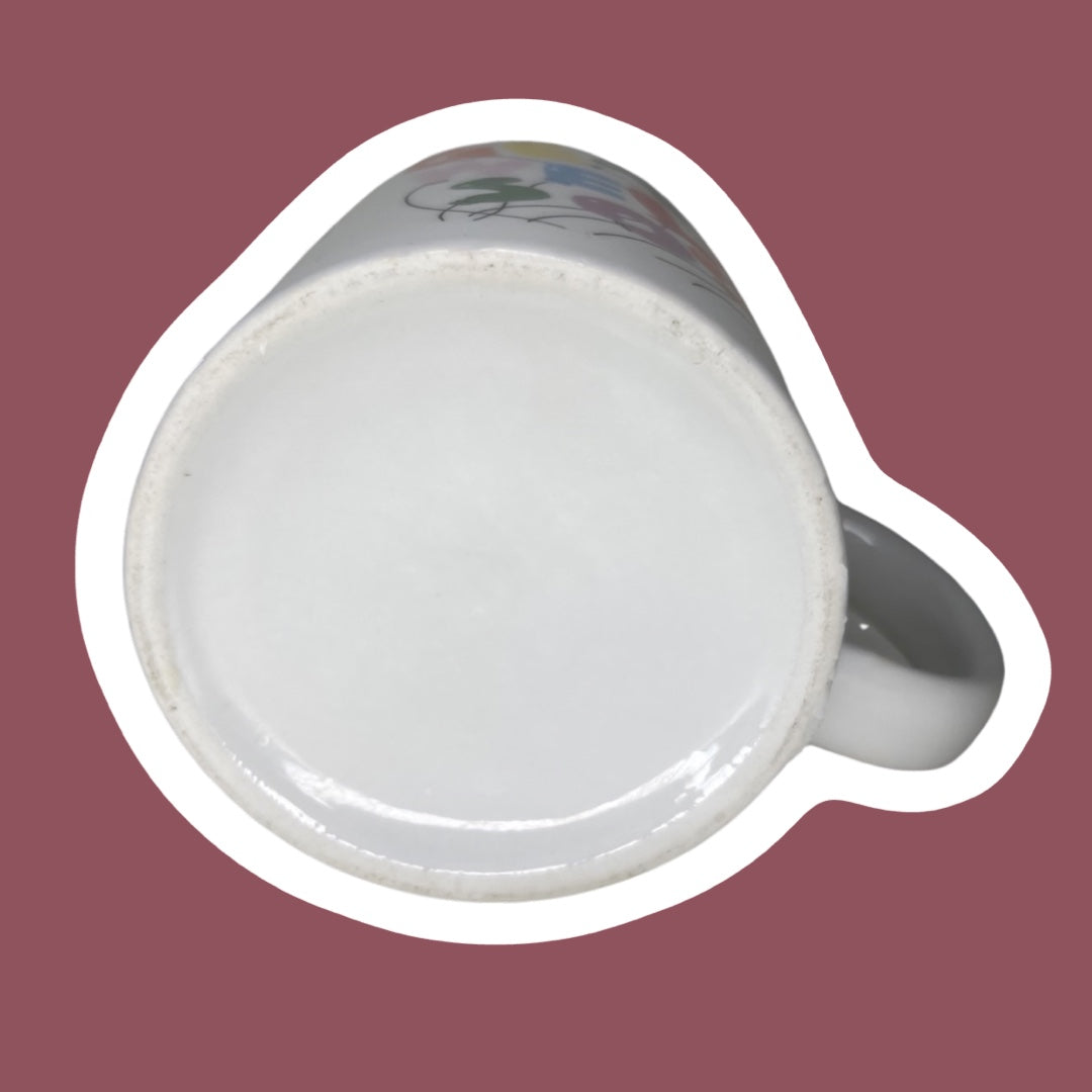 Vela en forma de globo de cera de soja en forma de taza con la frase "Get Well Soon" (Mejórate pronto) de los años 80