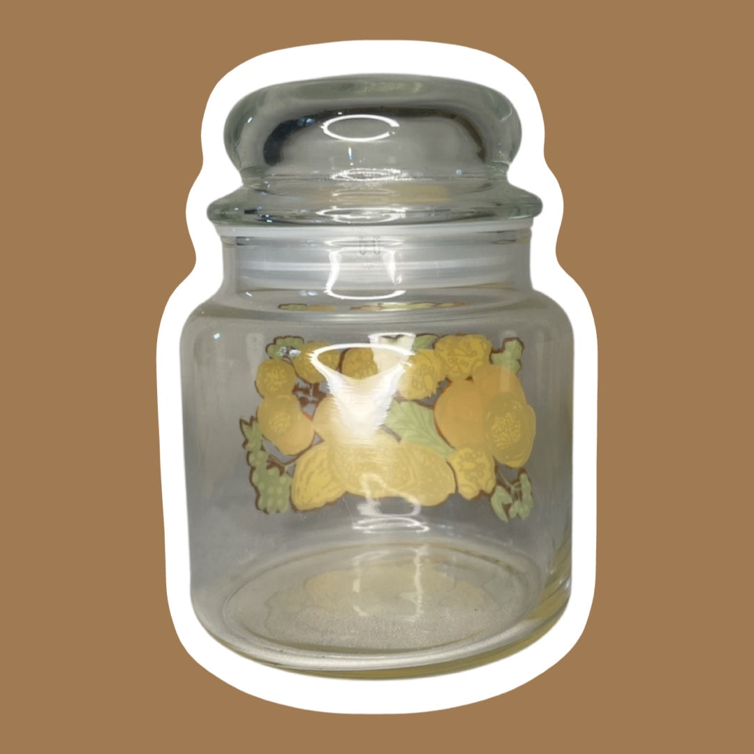 Frasco de vidrio Anchor Hocking con frutos secos y bayas