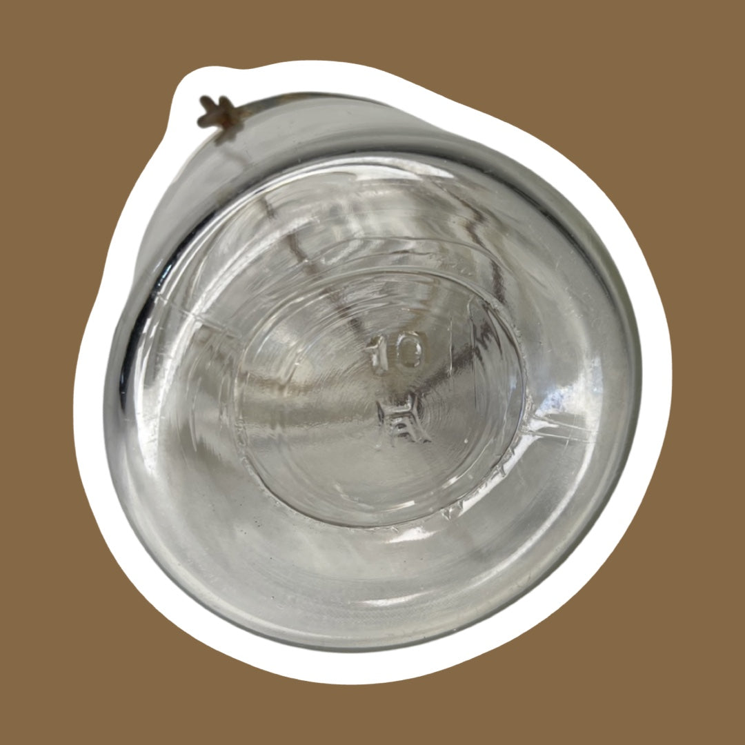 1940s Hazel Atlas Wire Glass Canning Jar with Lid