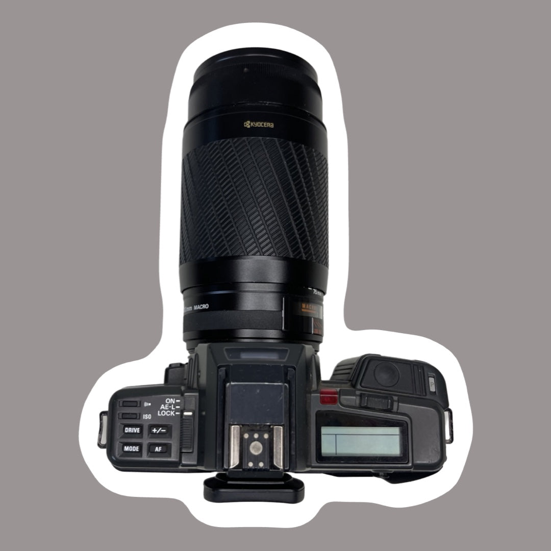 Kyocera Yashica 230 AF Film SLR Camera with 70-210mm Lens & Original Instruction Manual