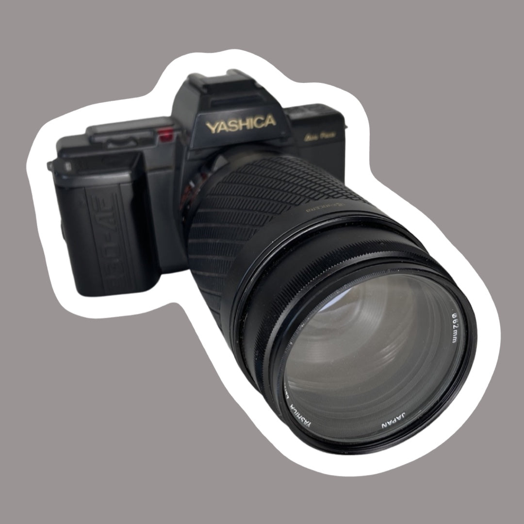 Kyocera Yashica 230 AF Film SLR Camera with 70-210mm Lens & Original Instruction Manual
