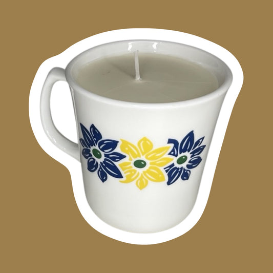 Vela de cera de soja en forma de taza "SunDew" de Corning Corelle