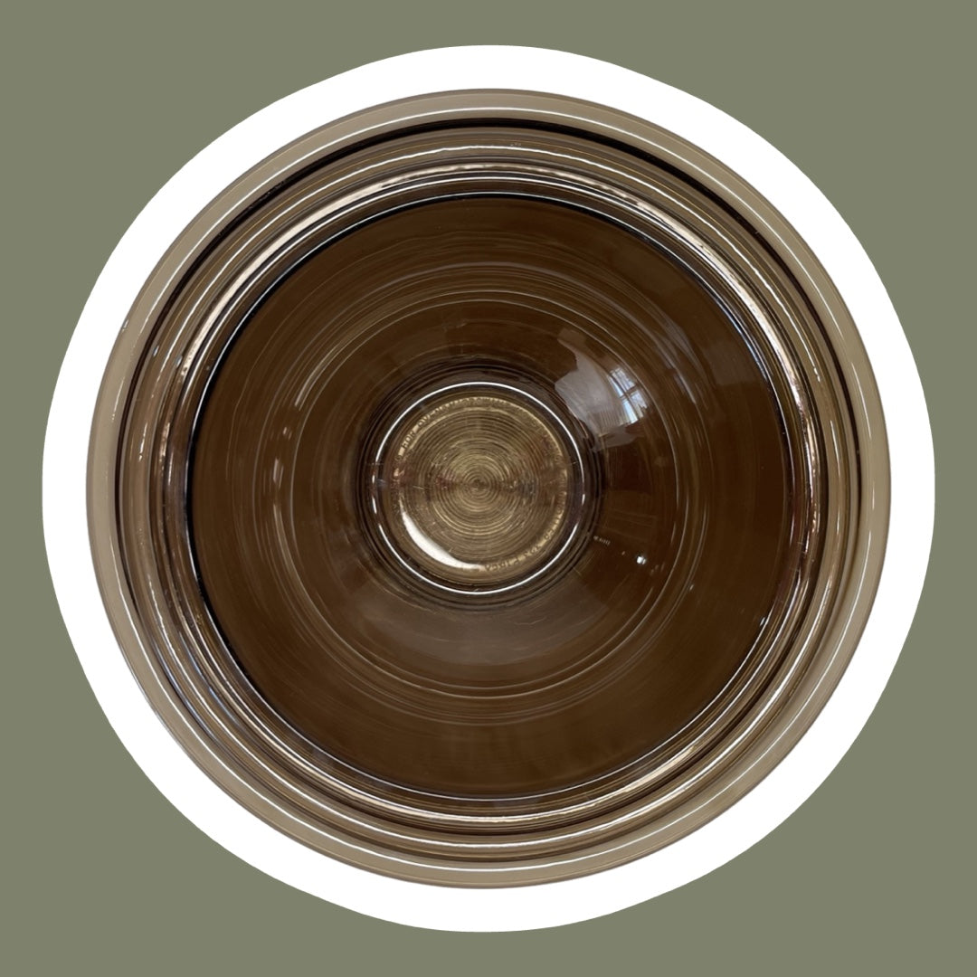1980s Pyrex ‘Fireside Brown’ Mixing Bowls, 323/325/326, Set of Three