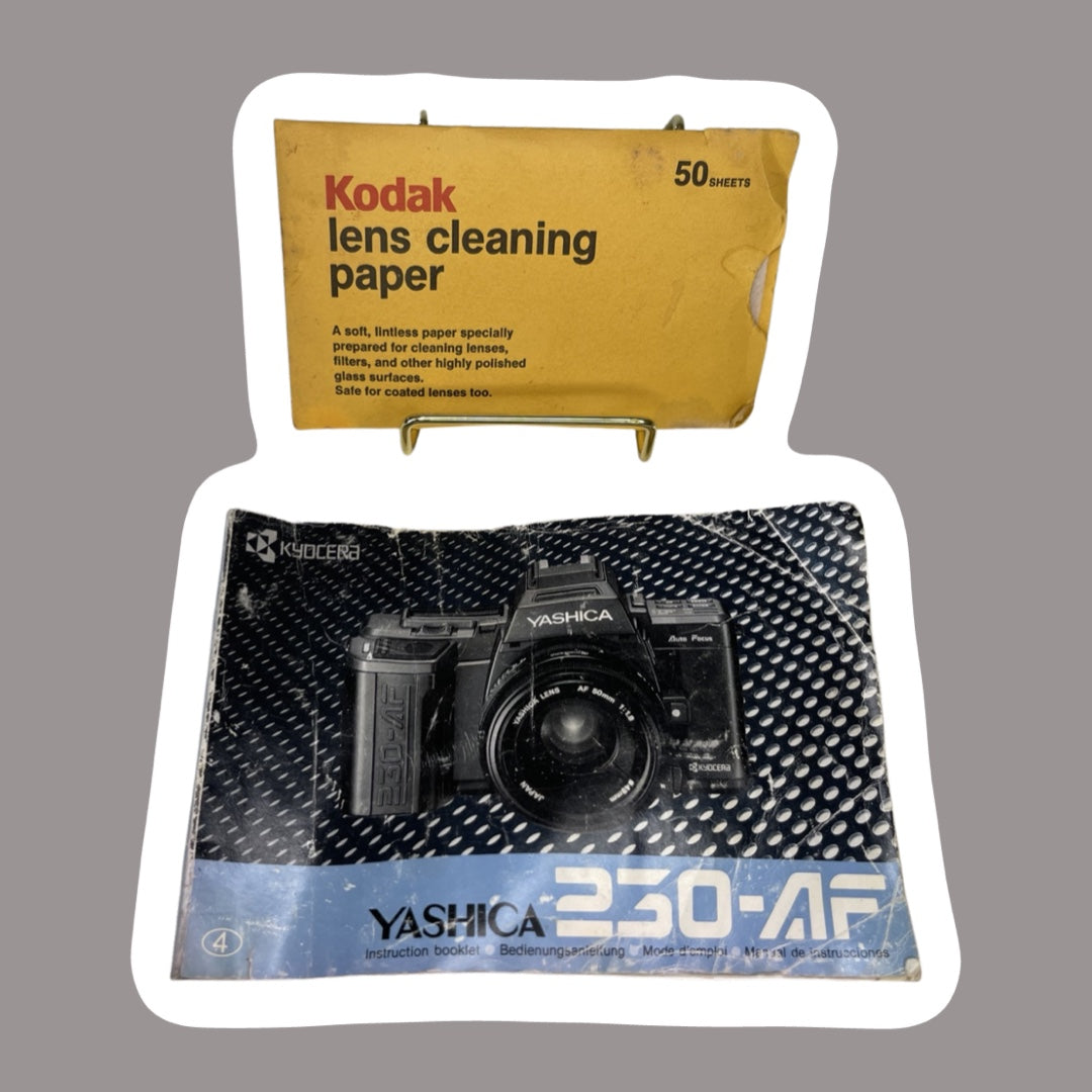 Kyocera Yashica 230 AF Film SLR Camera with 70-210mm Lens & Original Instruction Manual