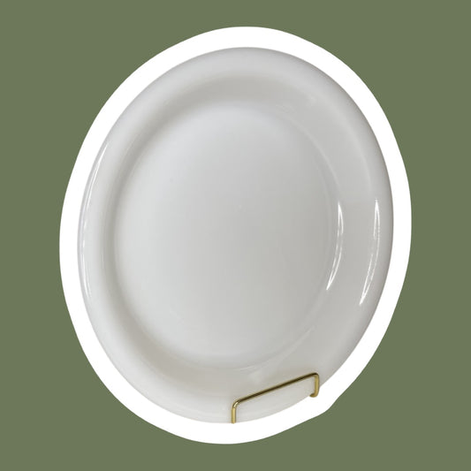 Molde para tartas o pasteles de vidrio con leche de Federal Glass Company