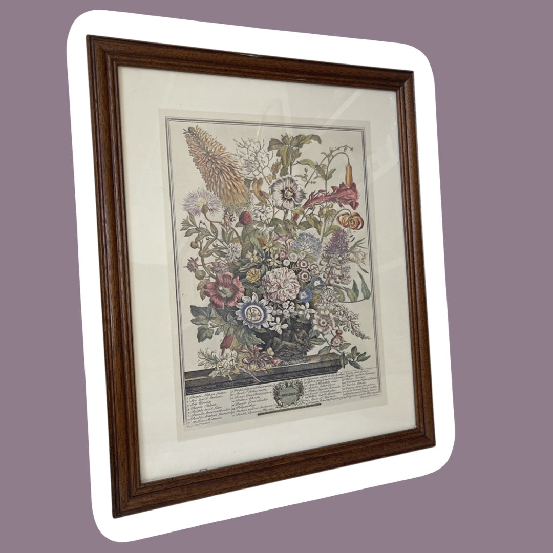 Robert Furber 'Doce meses de flores', edición de agosto