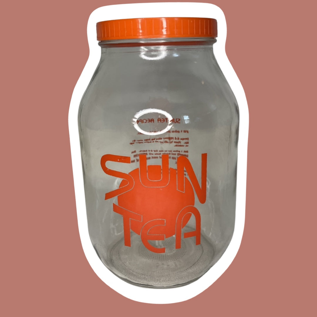 1970s Red ‘Ball’ Sun Tea Jar, 1 Gallon